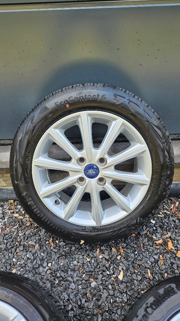Jantes alu Ford Fiesta 195/55R16, Auto-onderdelen, Banden en Velgen, Ophalen, Gebruikt, 16 inch, Banden en Velgen