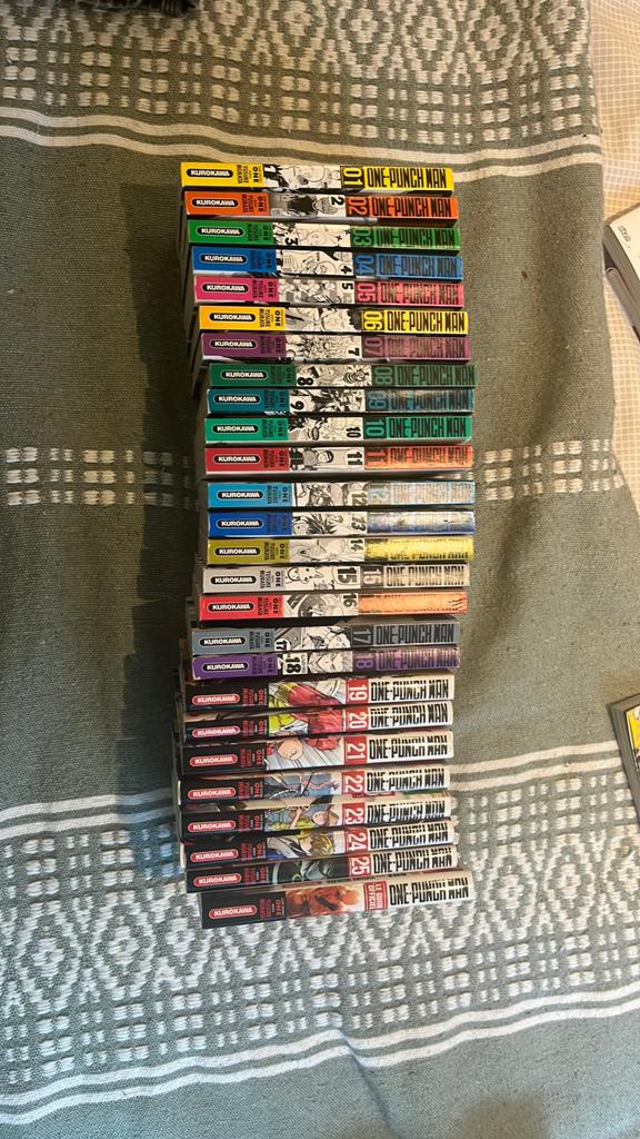 26 mangas one punch man, Enlèvement, Comme neuf, Japon (Manga)