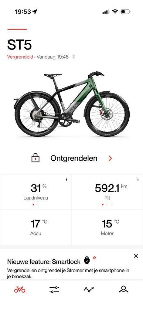 Stromer St5 nobel green 600km, Fietsen en Brommers, Ophalen, Zo goed als nieuw, Stromer