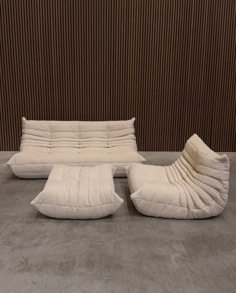 Ligne Roset Togo Modulaire Set | Beige Bouclé, Ophalen of Verzenden