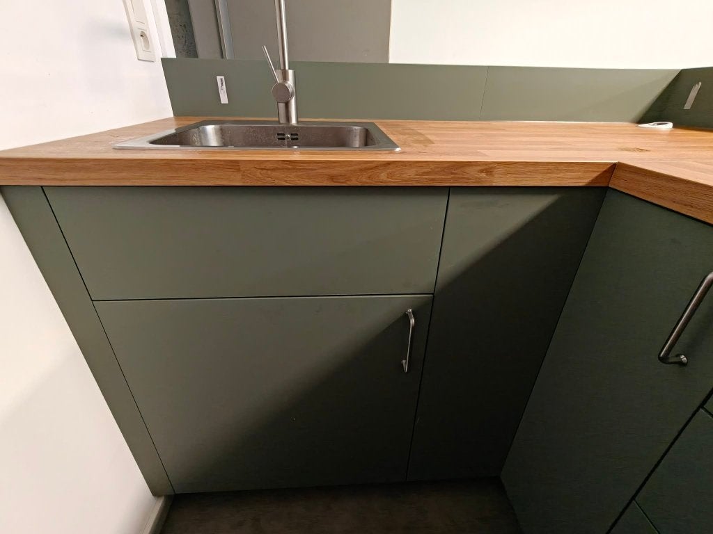 Kitchenette/bar 150x210cm, Enlèvement, Comme neuf, Gris