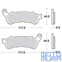 Jeu de plaquettes de frein Vesrah SD-172 pour Honda CBF 600,, Motos, Neuf, -, -, -