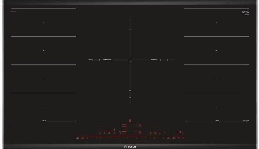 Bosch inductievuur PXV975DV1E, Elektronische apparatuur, Kookplaten, Gebruikt, Inbouw, Inductie, 5 kookzones of meer, Ophalen