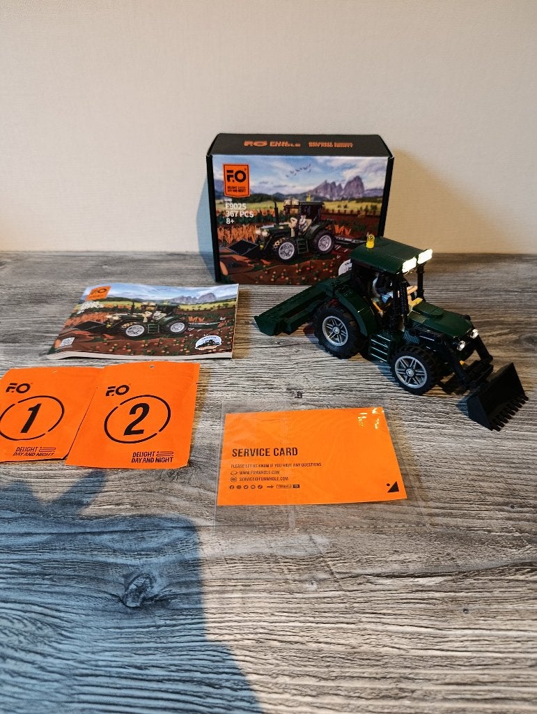 Lumibricks / Funwhole F9025: Tractor, Ophalen of Verzenden, Zo goed als nieuw, Overige merken