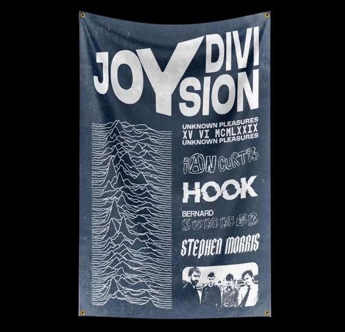 Grote vlaggen Joy Division (150x90cm), Ophalen of Verzenden, Nieuw
