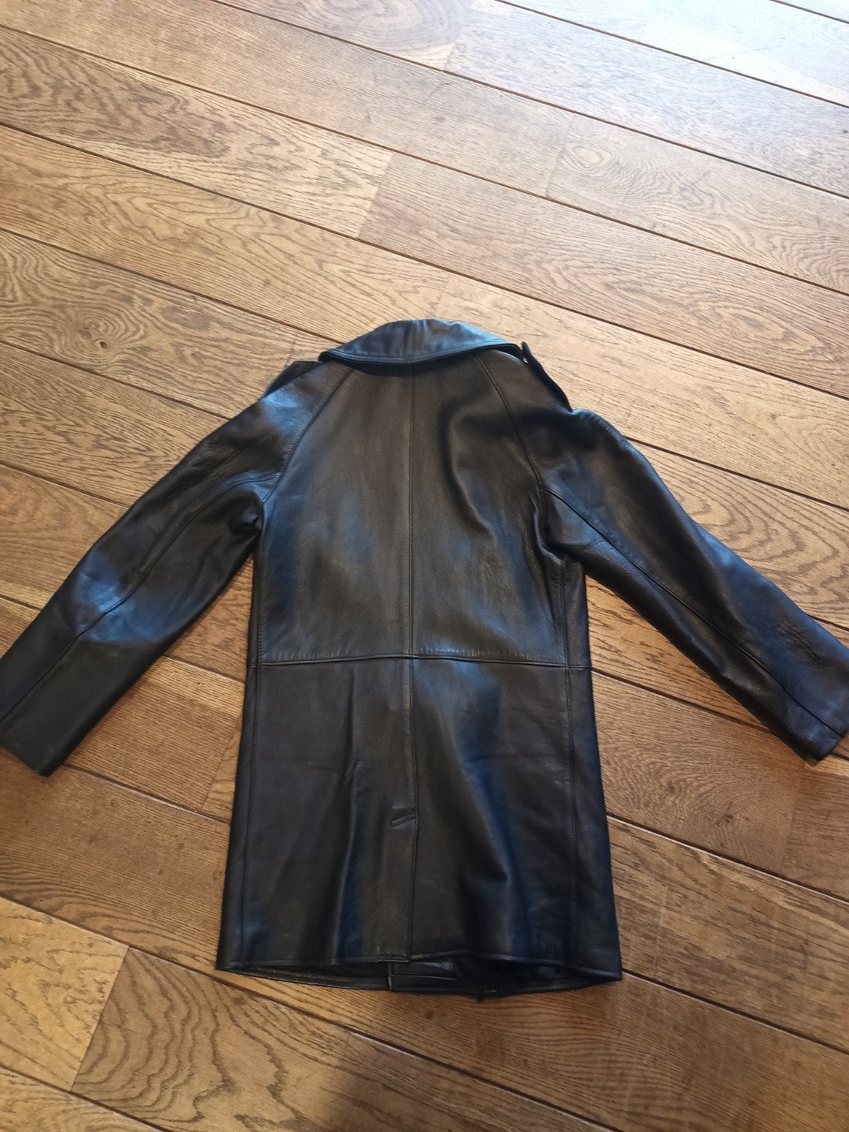 veste en cuir vintage de Gica Sport, Vêtements | Hommes, Enlèvement ou Envoi, Noir