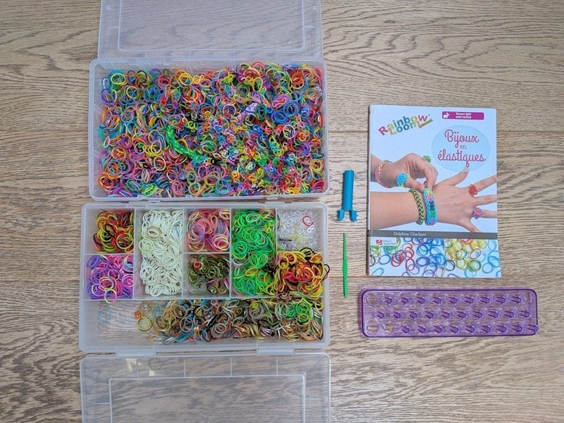 créa - élastiques pour faire des bracelets, Enlèvement, Utilisé