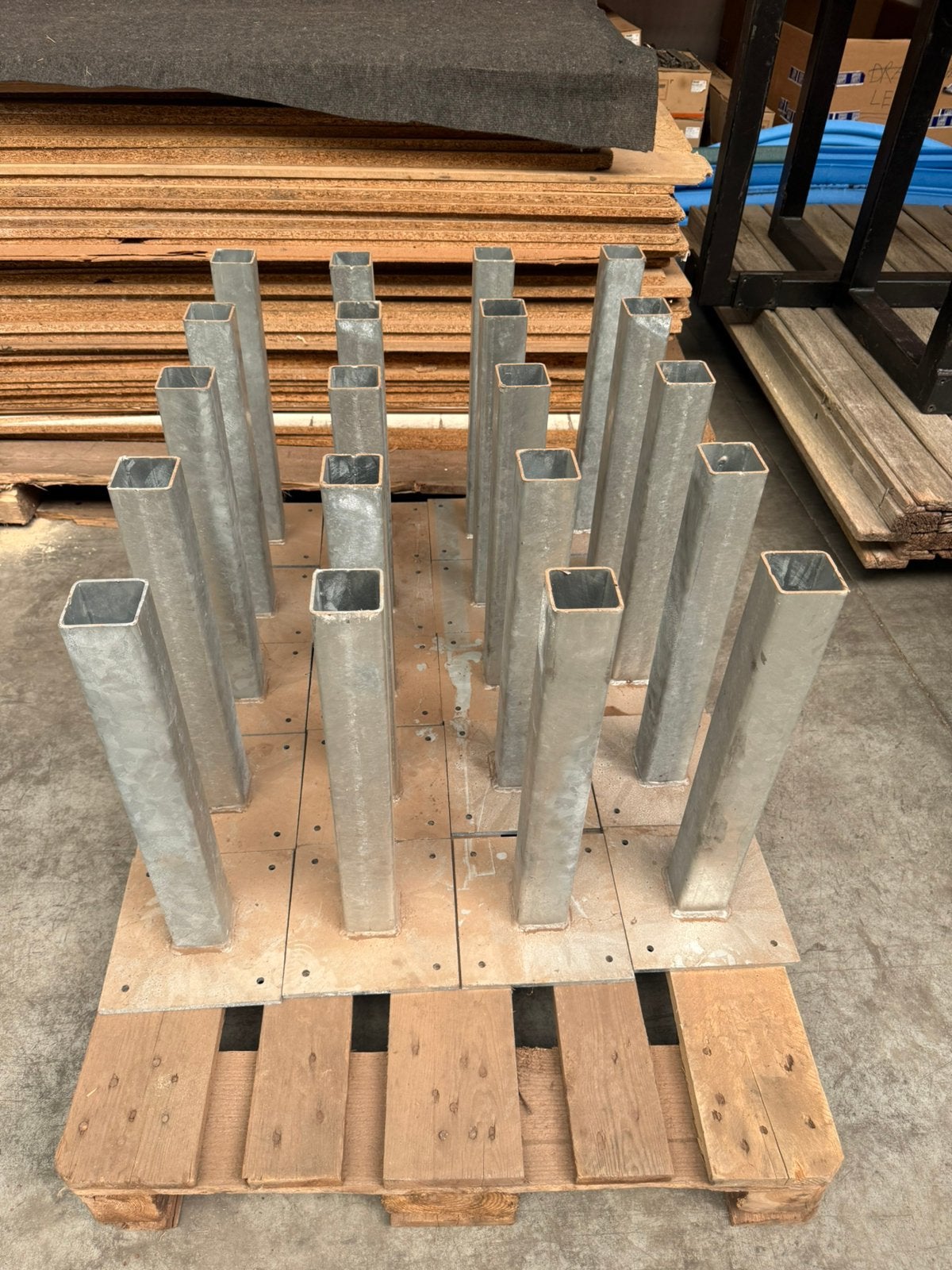 Metalen steunen galva 20stuks, Doe-het-zelf en Bouw, Metalen, Ophalen, Nieuw, IJzer