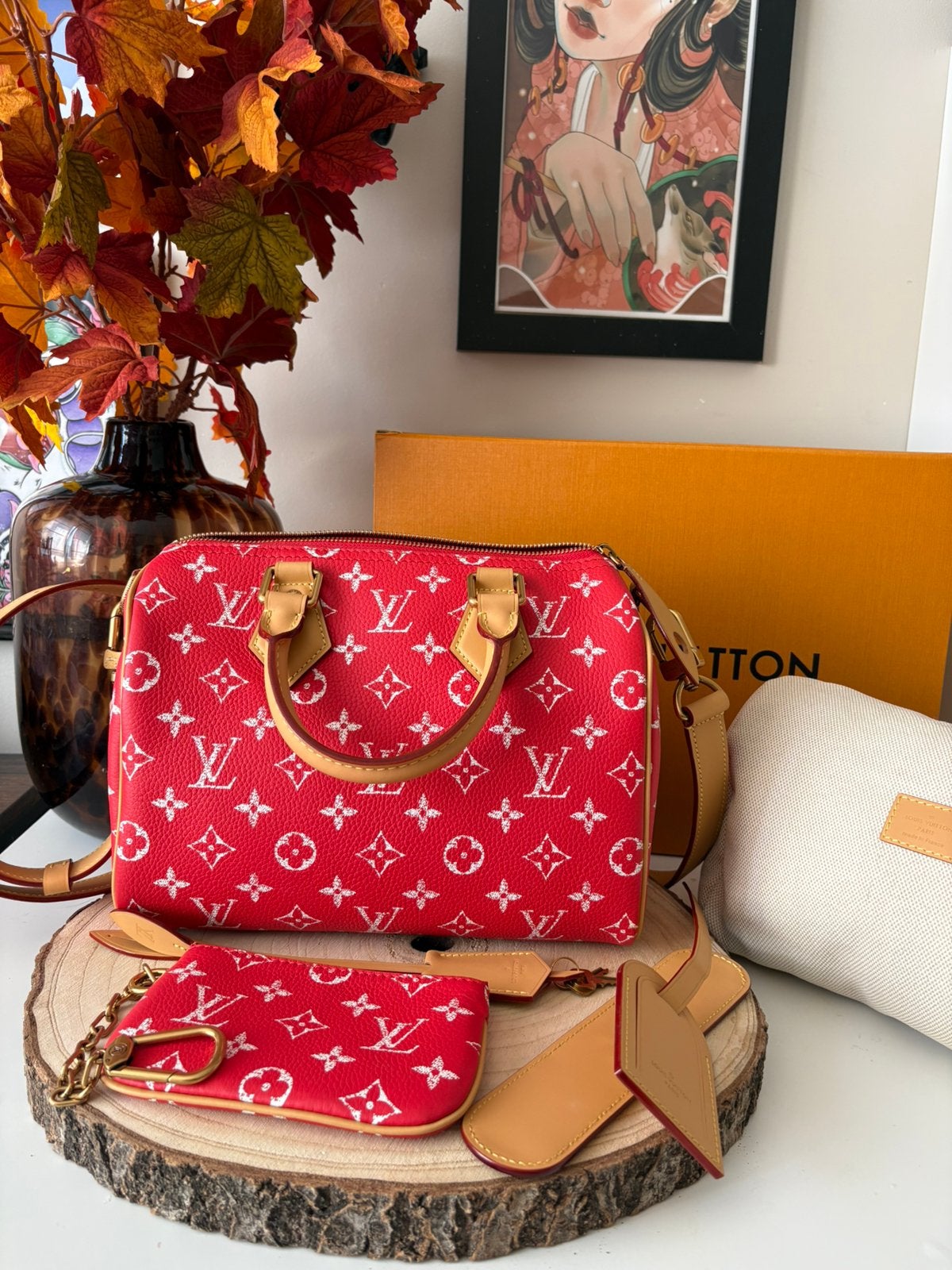Lv speedy p9 25, Handtassen en Accessoires, Verzenden, Zo goed als nieuw