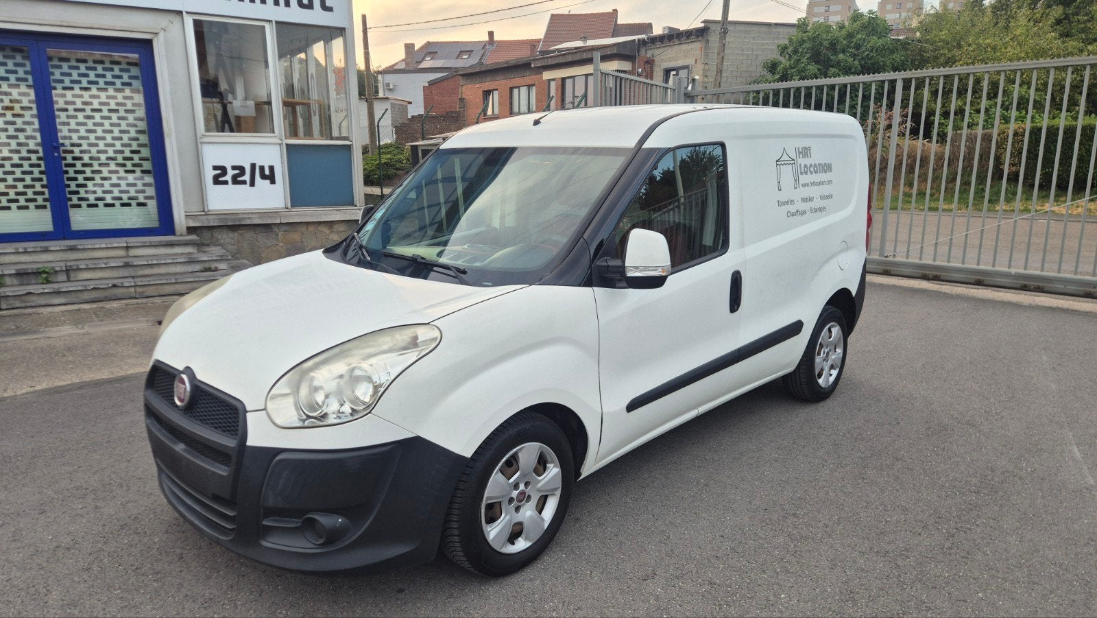 Fiat Doblo 1.3Mjt Airco Km 149000 Jaar 2013 EURO 5B, Euro 5, Wit, 5 deurs, 2 zetels