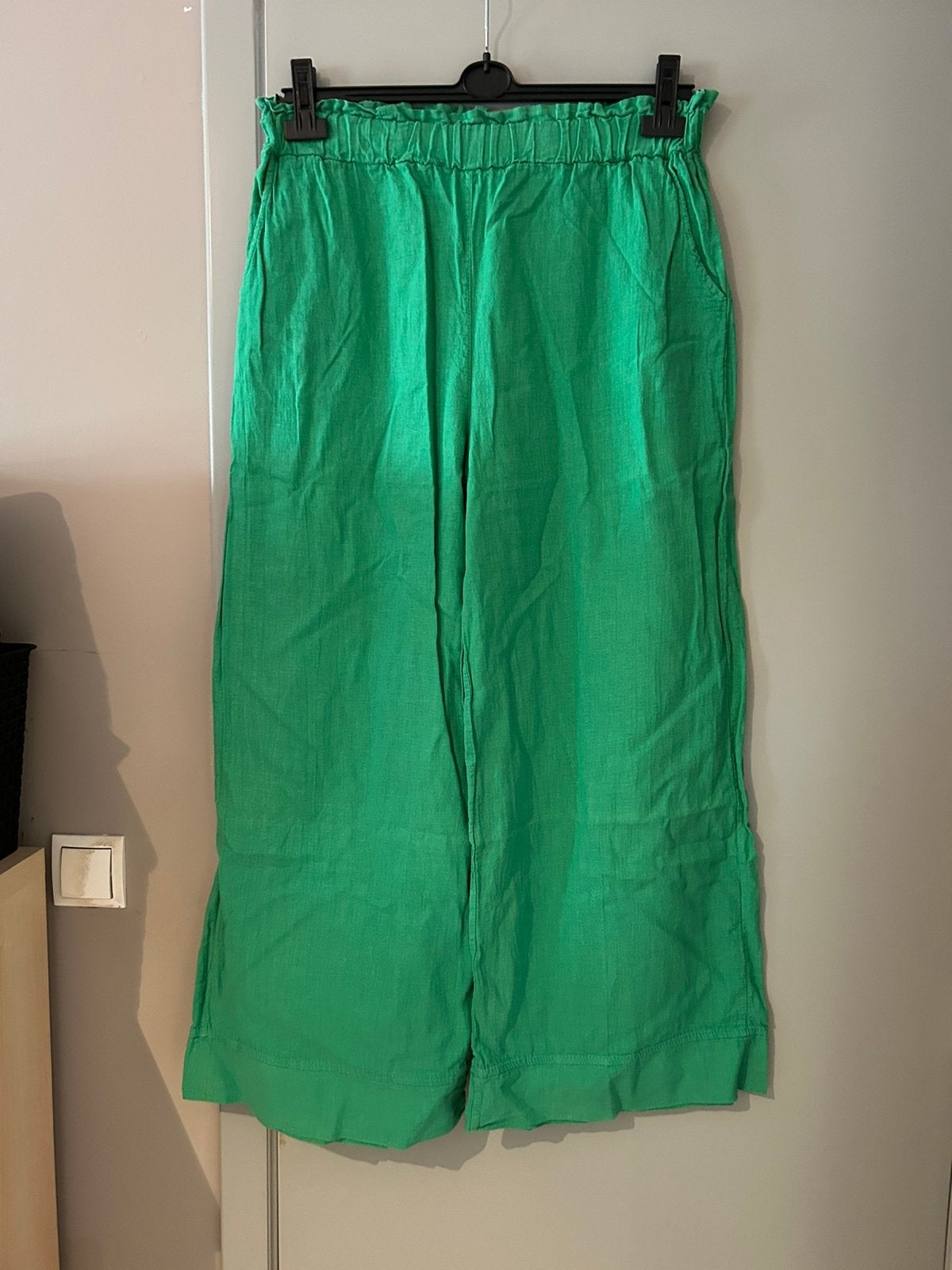 Groene broek Lola&liza maat 44, Ophalen, Maat 46/48 (XL) of groter, Zo goed als nieuw, Lang