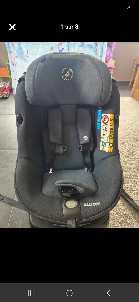 Maxi-Cosi AxissFix i-Size pivotant 360 – Excellent état, Comme neuf, Enlèvement, 0 à 10 kg, Isofix