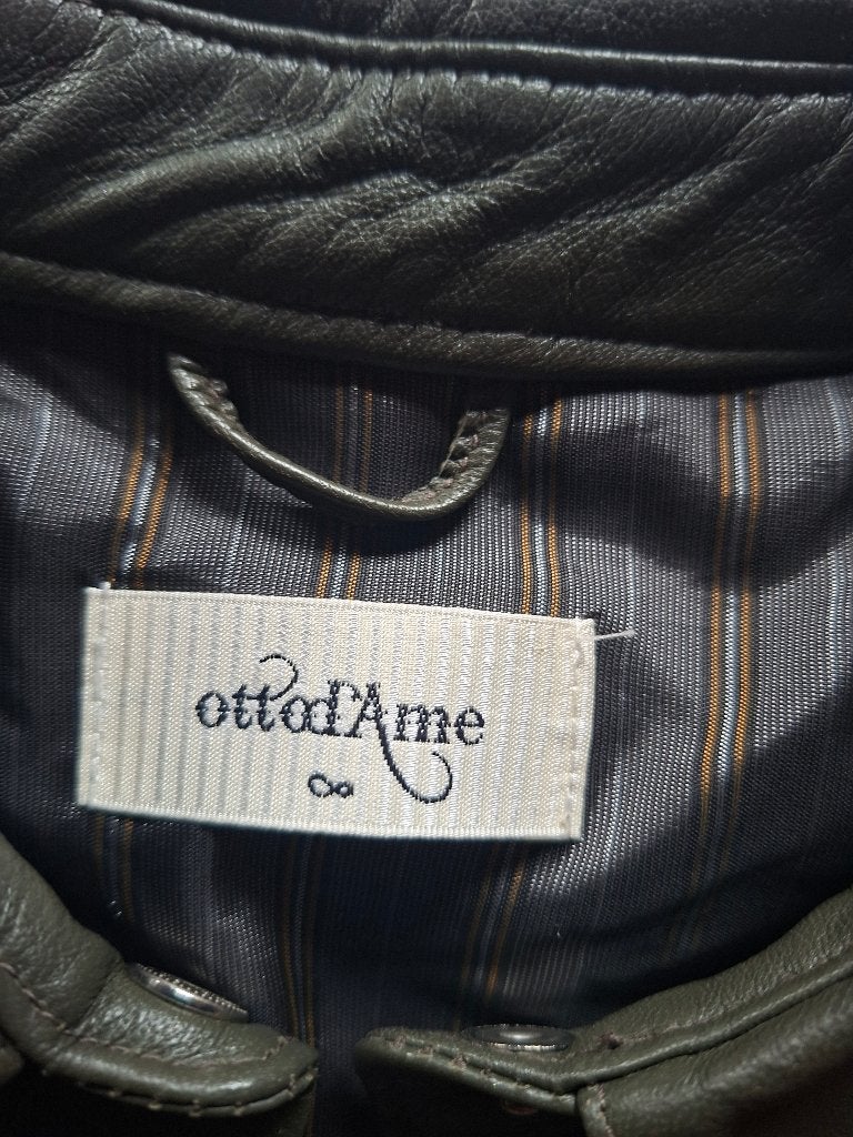 OttodAme lederen jasje/bloes, Kleding | Dames, Ophalen, Nieuw, Maat 38/40 (M), Groen