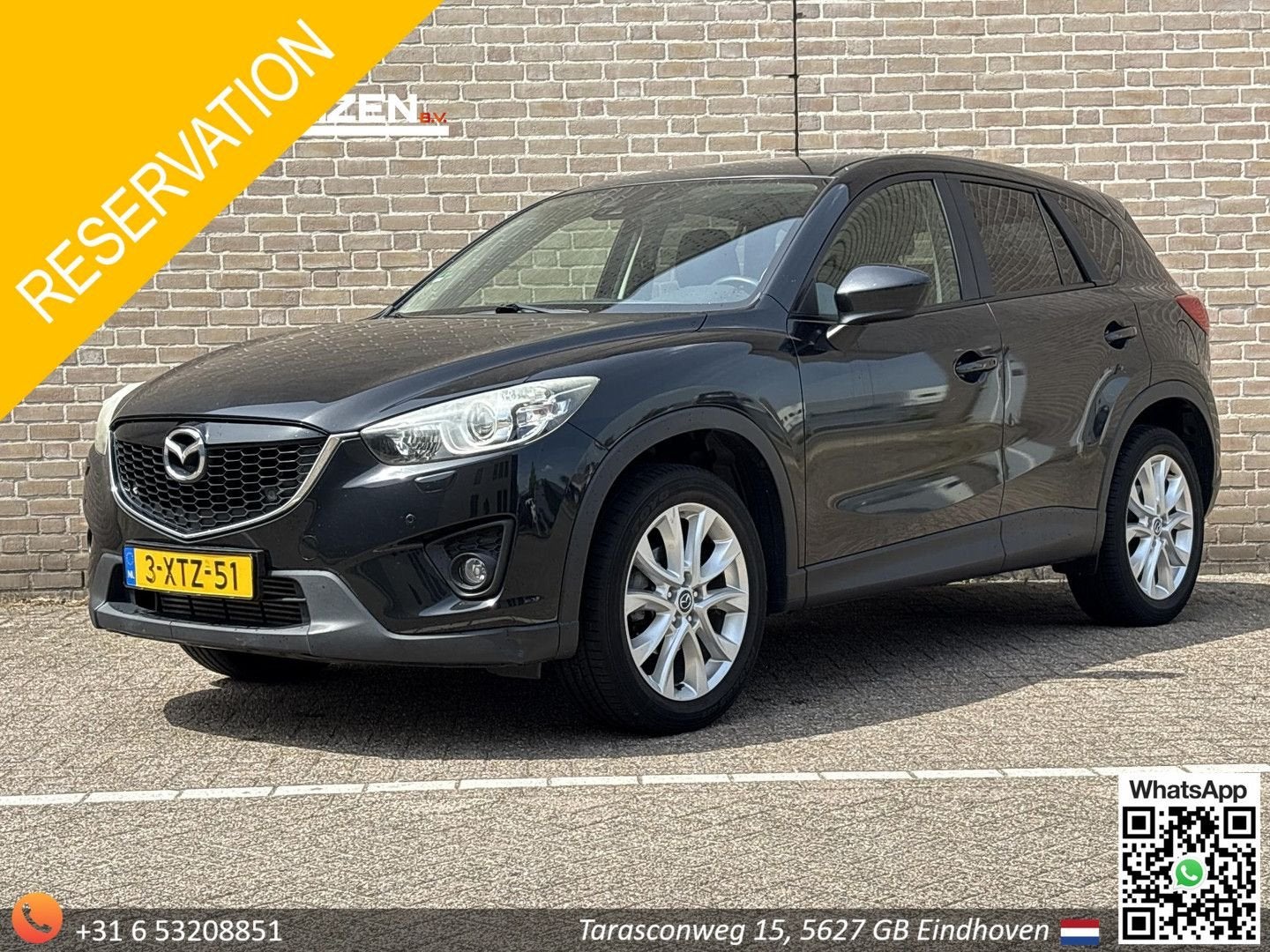 Mazda CX-5 2.2D HP GT-M 4WD | Leder | Climate | Cruise | Nav, 144 g/km, Achat, Entreprise, Noir