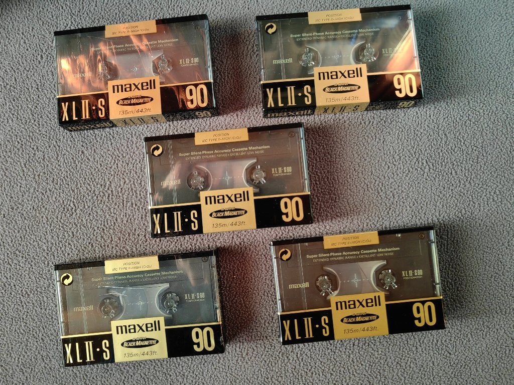 MAXELL XL II-S    90 nieuw    gereserveerd stefan, Enlèvement ou Envoi, Originale, Autres genres, Neuf, dans son emballage