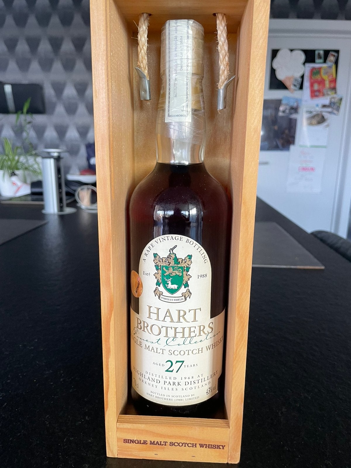 Hart Brothers 1968 Highland Park 27-y topstaat, Verzamelen, Wijnen, Ophalen, Nieuw