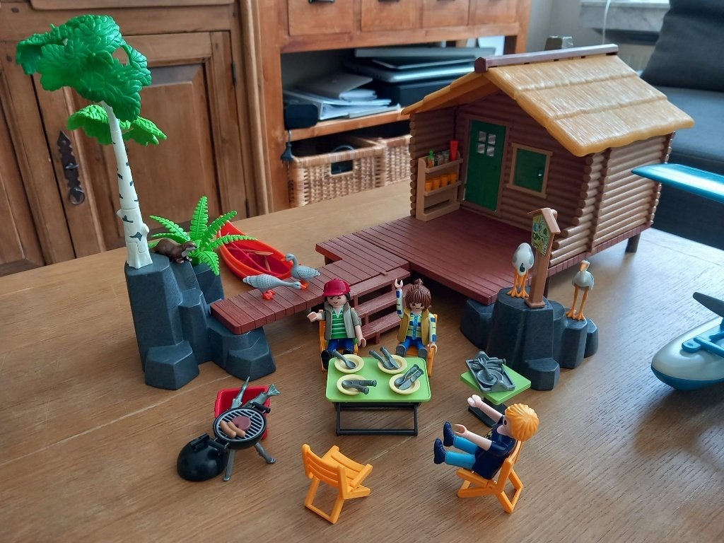 Playmobil Wild Life Vakantiehuis aan het Meer, Ophalen, Zo goed als nieuw, Complete set