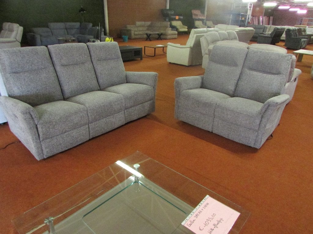 Nieuw stoffen salon 3ERER + 2ERER = 1095 euro., Ophalen, Nieuw, Stof