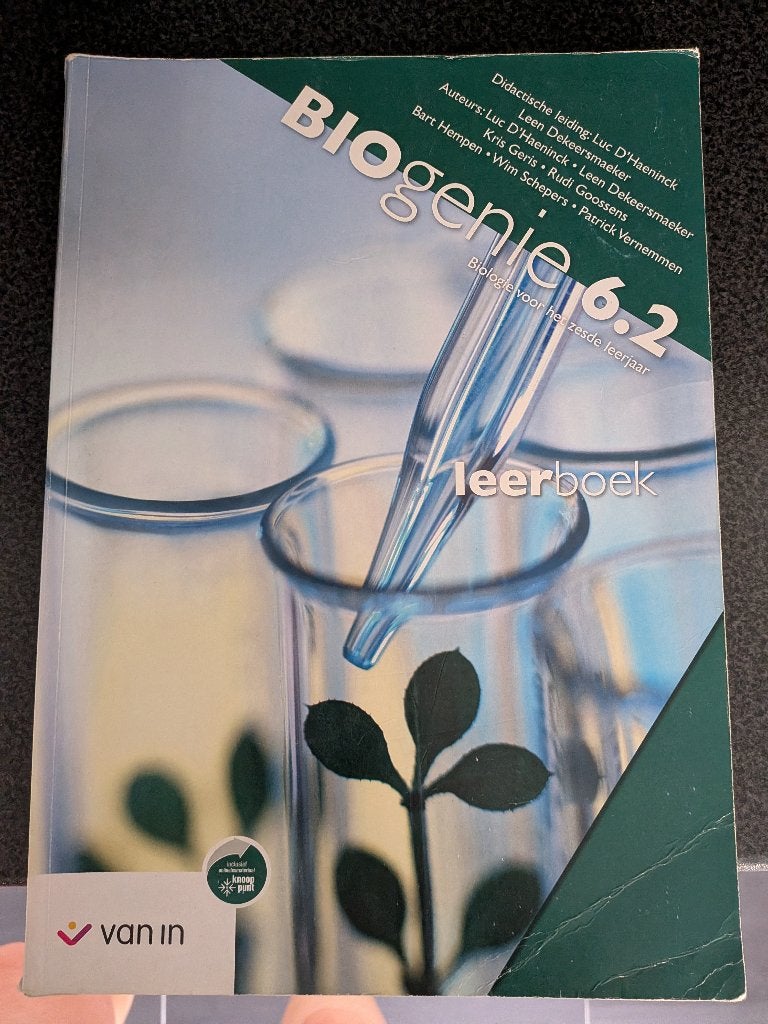 Biogenie 6.2 biologie 6 de leerjaar, Boeken, Ophalen of Verzenden, Biologie