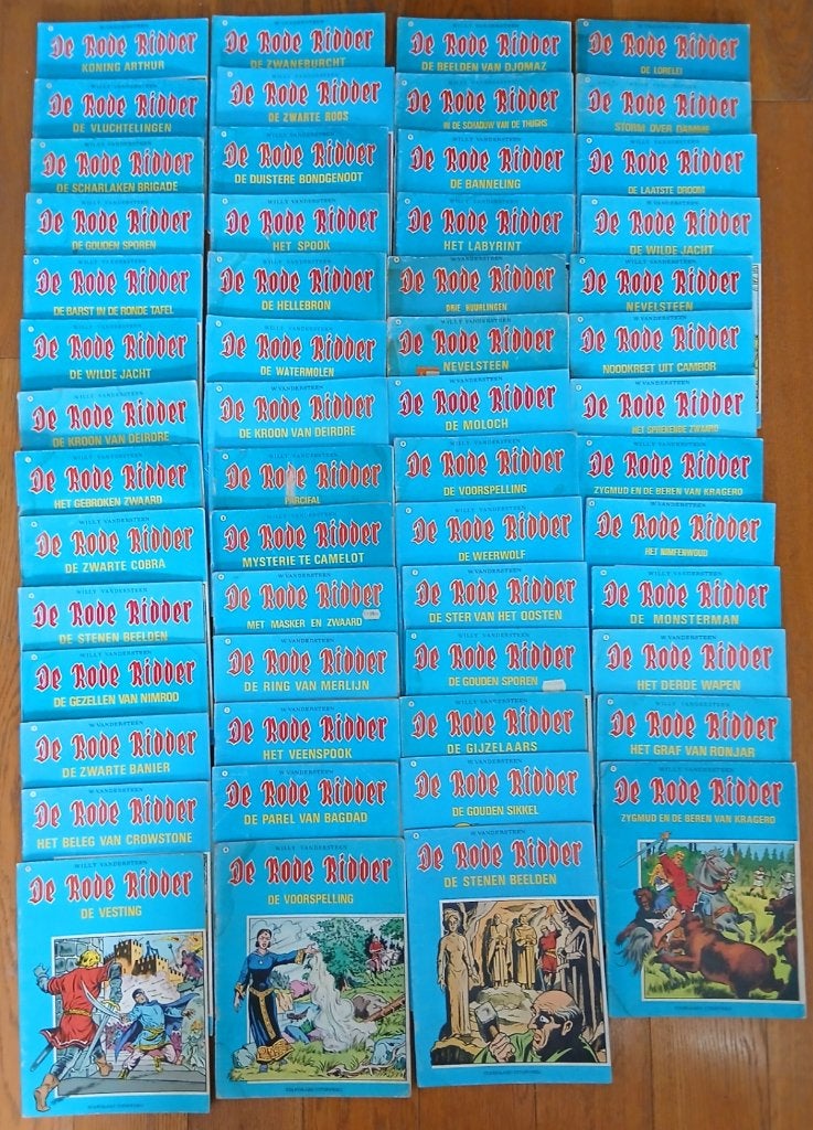 71 x Strips De Rode Ridder, Ophalen of Verzenden, Gelezen