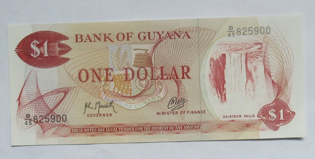 Guyana 1 dollar 1992, Timbres & Monnaies, Billets de banque | Amérique, Envoi, Amérique du Sud