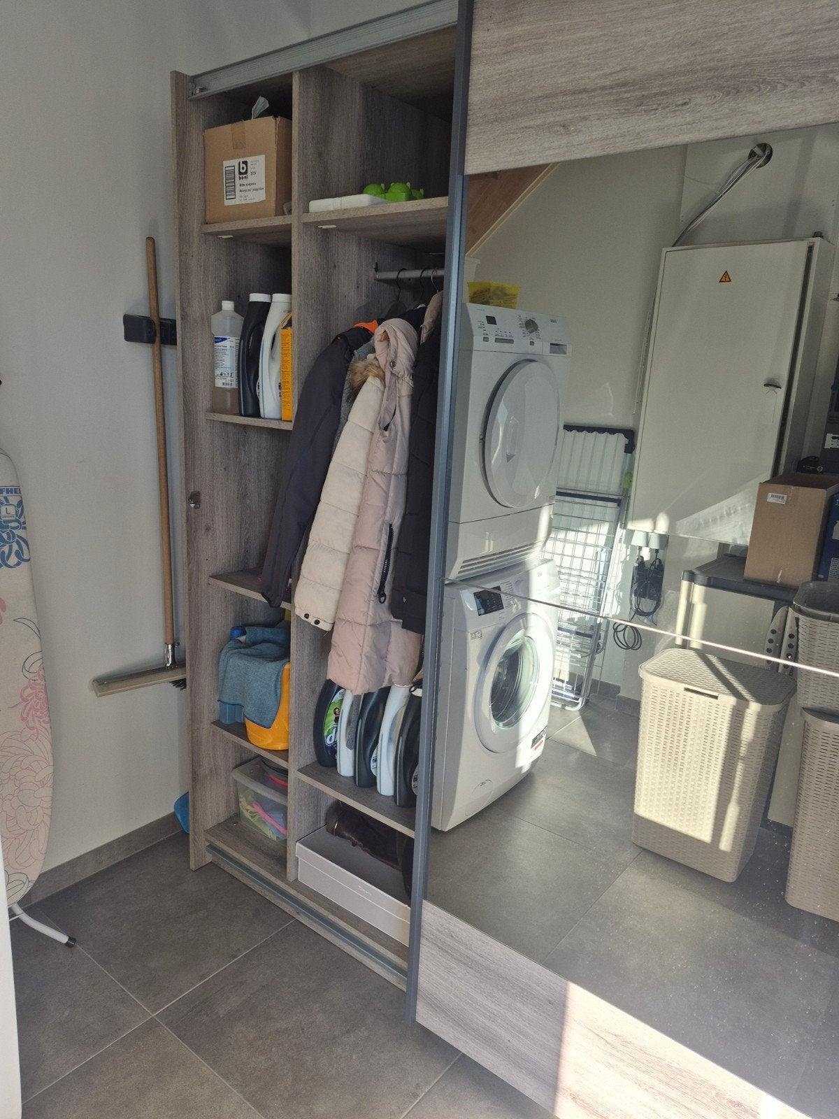 Spiegelkleerkast, Maison & Meubles, Armoires | Étagères, Enlèvement