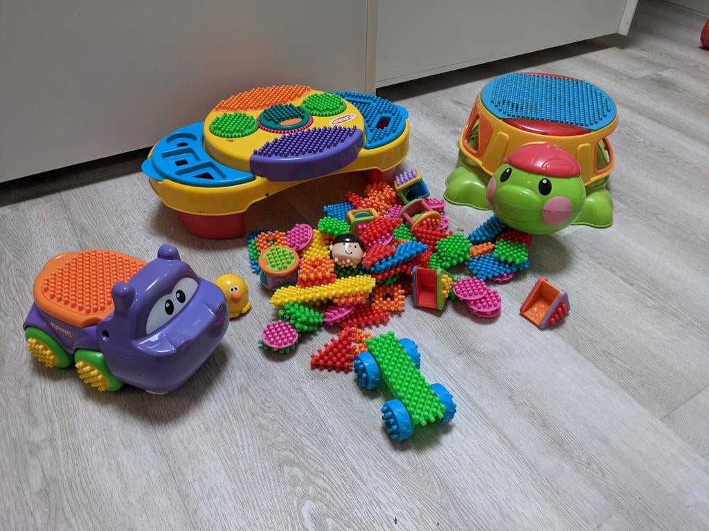 PLAYSKOOL Noppers / bouwblokken Set, Ophalen, Gebruikt, Overige merken
