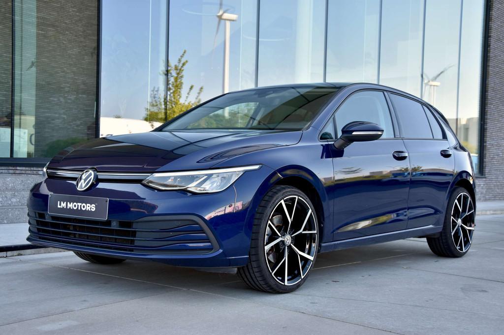 Volkswagen Golf Golf 1.0 eTSI Active OPF DSG (bj 2021), Stof, Gebruikt, Blauw, Bedrijf