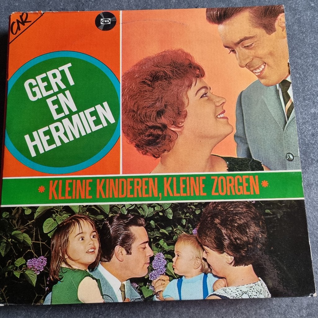 LP Gert En Hermien – Kleine Kinderen, Kleine Zorgen, Cd's en Dvd's, LP, Gebruikt, Ophalen of Verzenden, Levenslied of Smartlap