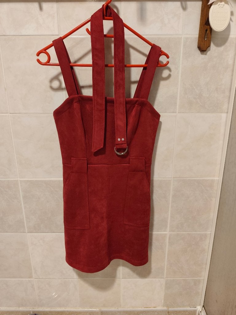 Robe rouge velour, Vêtements | Femmes, Robes, Rouge, Enlèvement, Au-dessus du genou, Taille 36 (S)