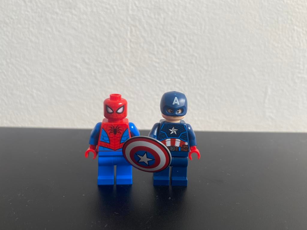 Lego Marvel Captain America, Spiderman (excellent état), Enlèvement, Comme neuf, Lego, Marvel