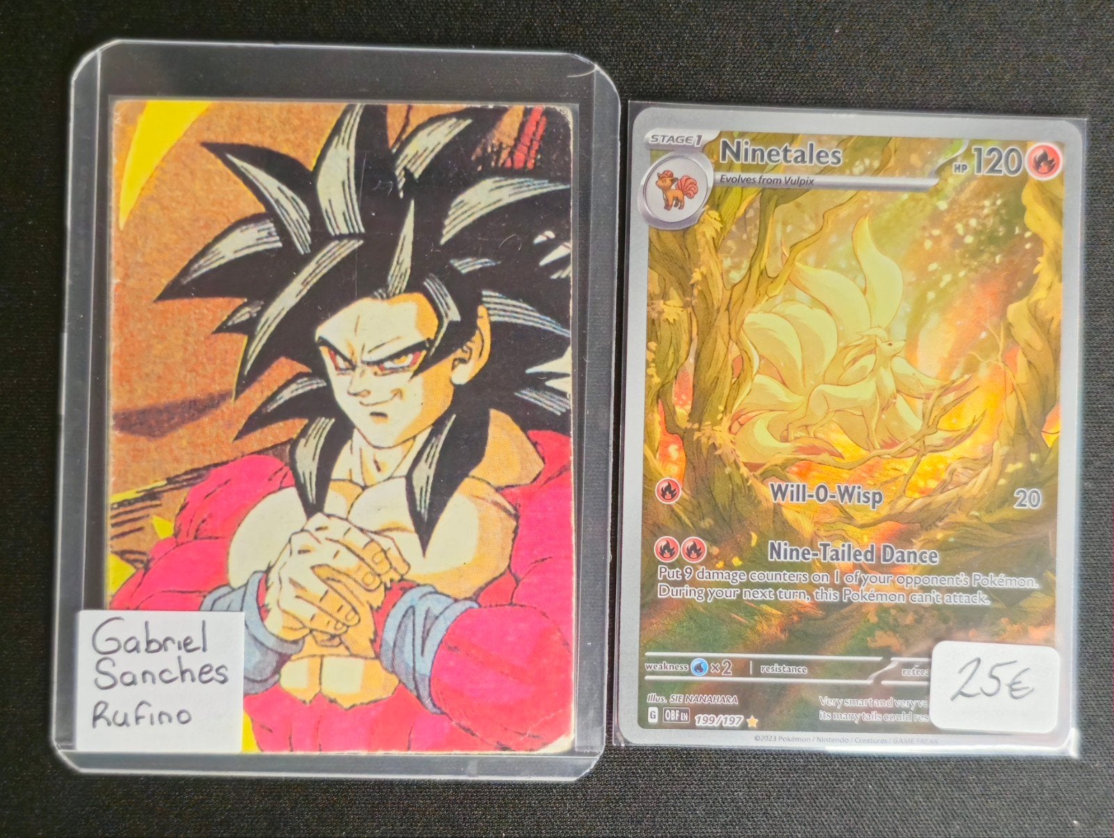 Carte Pokémon Ninetales 199/197 – Illustration Rare EN, Enlèvement, Neuf, Cartes en vrac, Foil