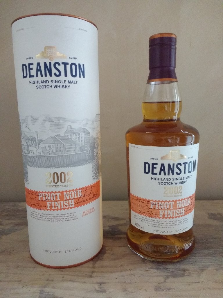 Whisky: Deanston 2002 Pinot Noir 17 y, Verzamelen, Wijnen, Ophalen of Verzenden