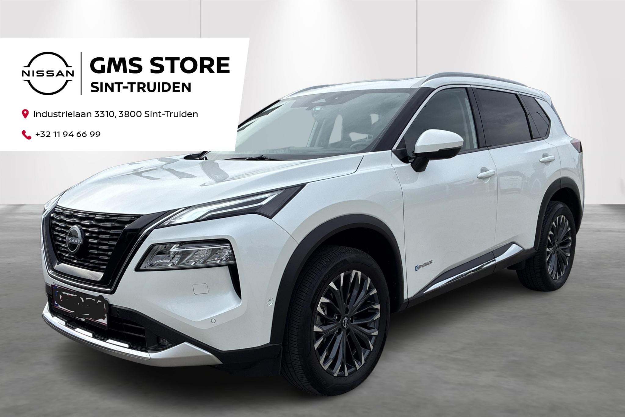 Nissan Qashqai e-POWER Tekna Plus Nieuwstaat! Full optie! au, Auto's, Stof, Gebruikt, Wit, 5 zetels