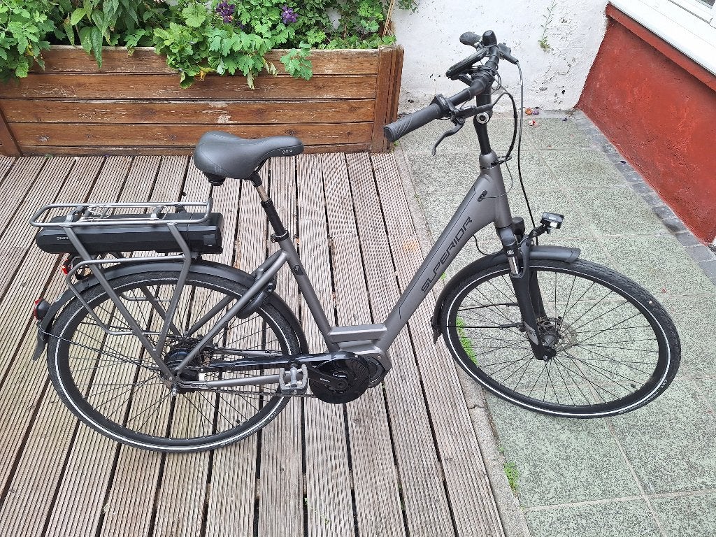 Prachtige Superior E-bike (Lage Instap)  Slechts 912 km!, Autres marques, 47 à 51 cm, 50 km par batterie ou plus, Comme neuf