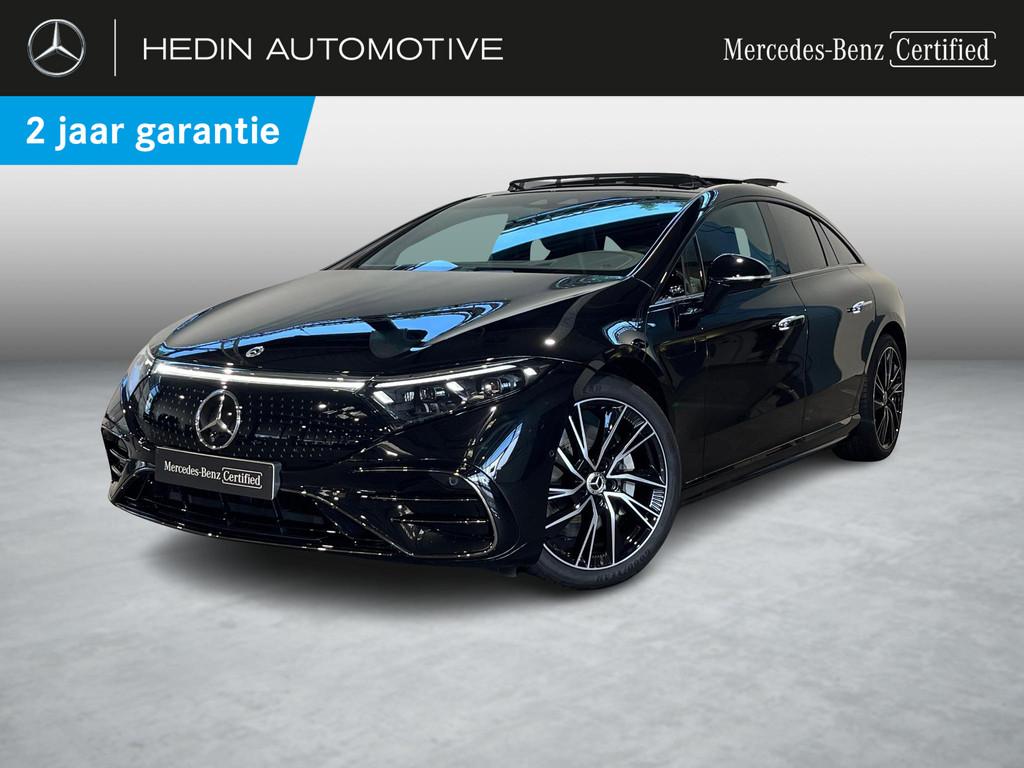 Mercedes-Benz EQS 580 4MATIC AMG Line | Panoramische Dak | B, Automaat, Stof, Gebruikt, Euro 6