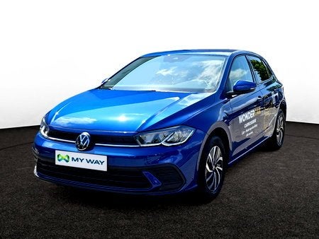 Volkswagen Polo Life Bus 1.0 TSI 95 pk, Auto's, 118 g/km, Blauw, Parkeersensor, Polo