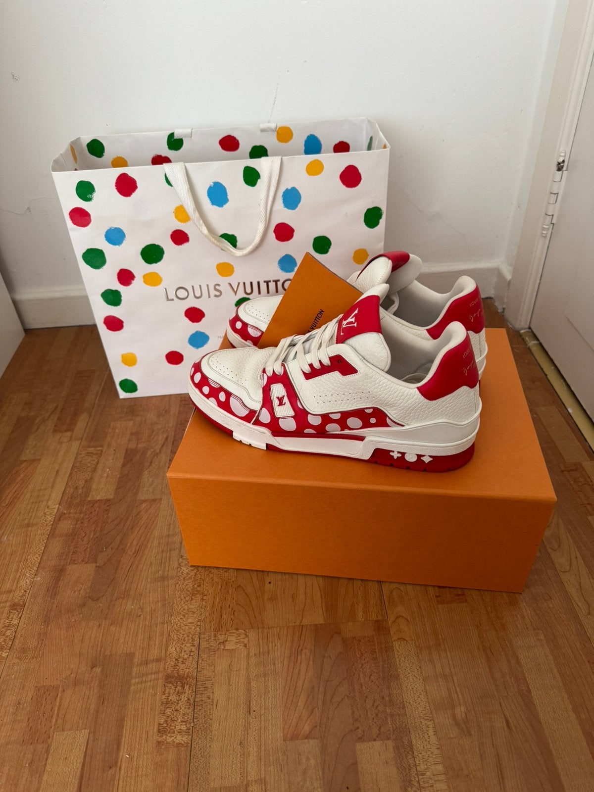 Louis Vuitton LV Trainer Yayoi Kusama, Vêtements | Hommes, Chaussures, Autres couleurs, Comme neuf, Enlèvement, Baskets
