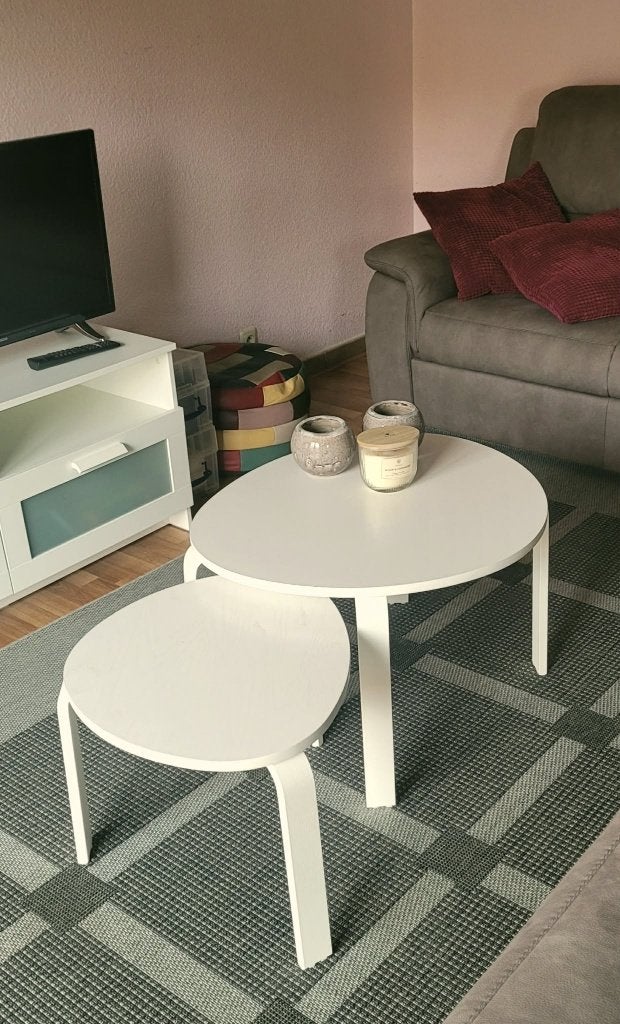 vintage ikea salon tafel set  SVALSTA, Huis en Inrichting, Tafels | Salontafels, Ophalen, 50 tot 100 cm, Scandinavisch minimalistisch