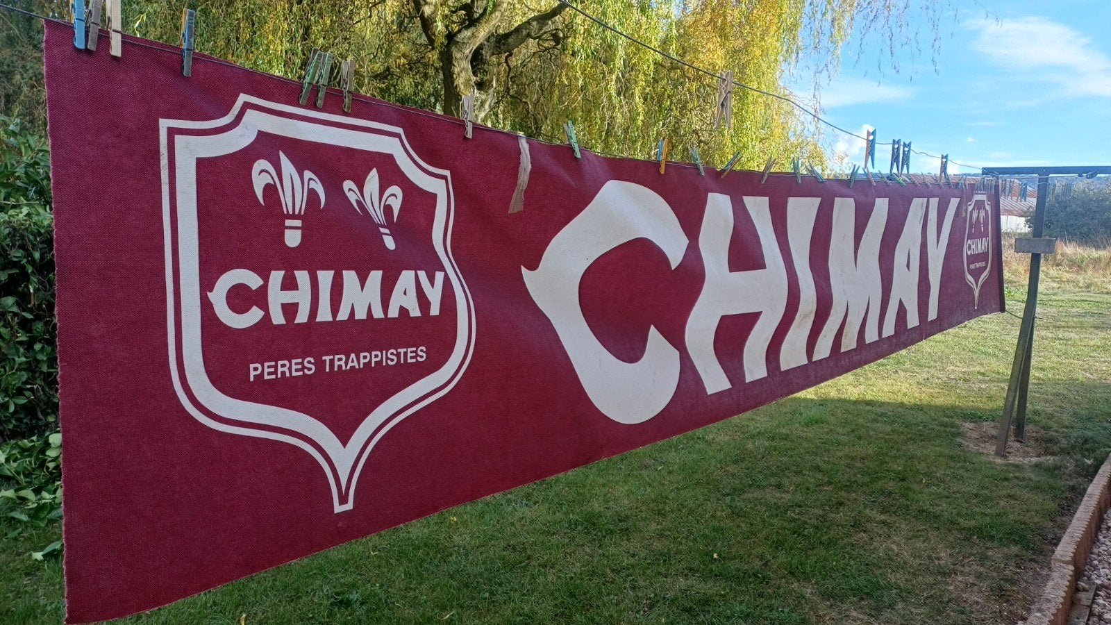 chimay, Collections, Enlèvement ou Envoi, Utilisé, Panneau, Plaque ou Plaquette publicitaire, Autres marques