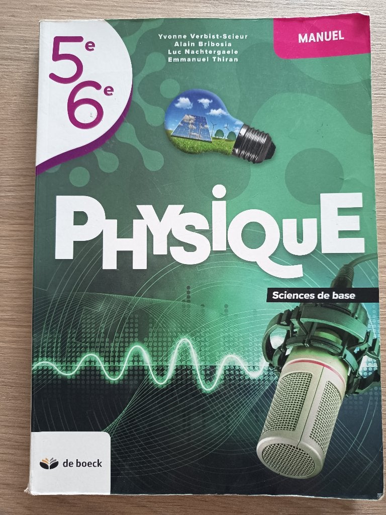 Physique 5/6, Livres, Enlèvement, Comme neuf, Secondaire, Physique
