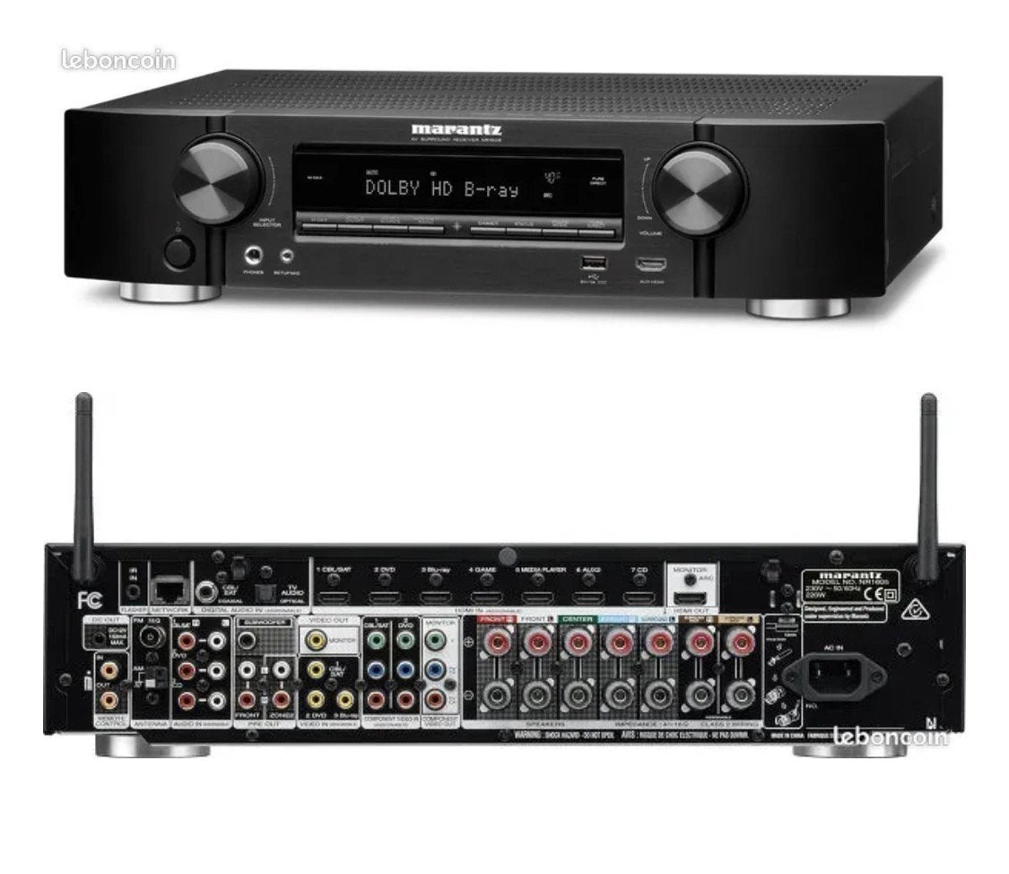 Marantz NR1605 AV Receiver - 7.1-kanaals Slimline, Enlèvement, Comme neuf, Marantz
