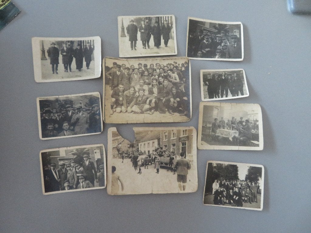 foto vereniging studenten Mechelen voetbal Cafe Luik Wislez, Foto, Ophalen of Verzenden, Zo goed als nieuw, Voor 1940