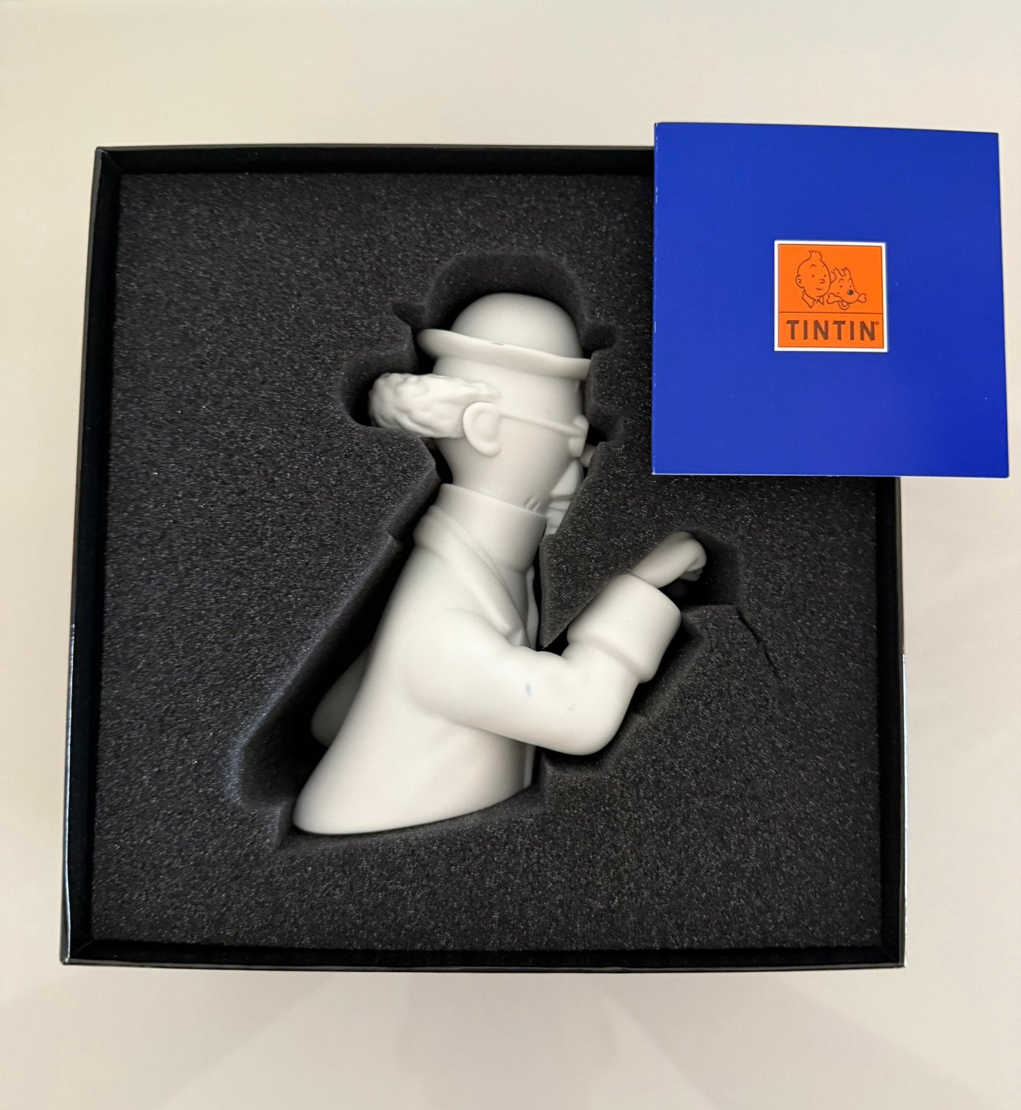 Tintin Moulinsart Prof. Sunflower 2015 ltd. 1000 ex., Enlèvement ou Envoi, Tintin, Comme neuf, Statue ou Figurine