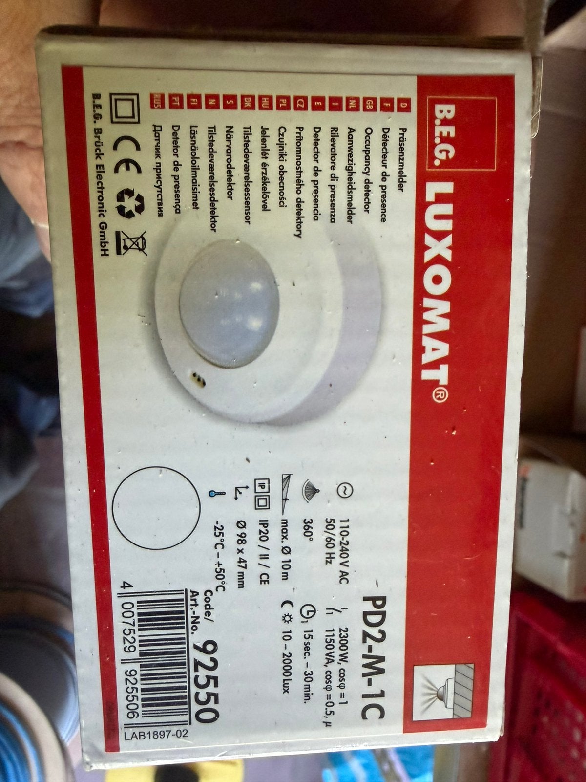 Luxomat Detector, Ophalen, Nieuw, Kunststof
