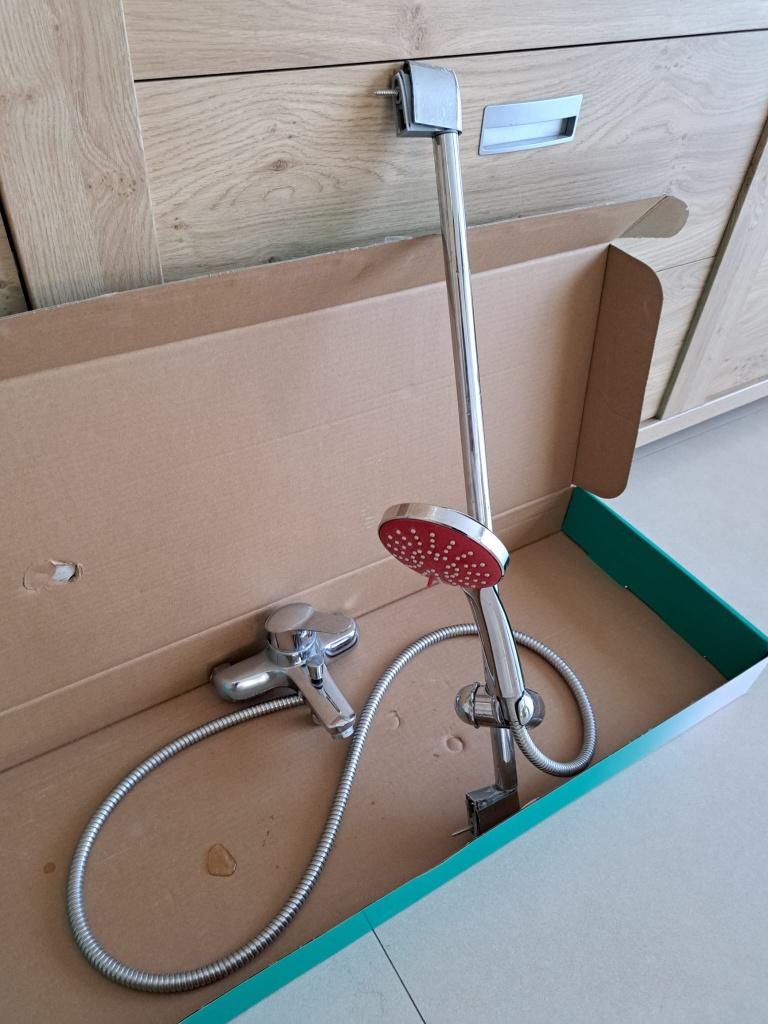 Robinet baignoire avec pommeau douche, Bricolage & Construction, Sanitaire, Enlèvement, Utilisé, Baignoire