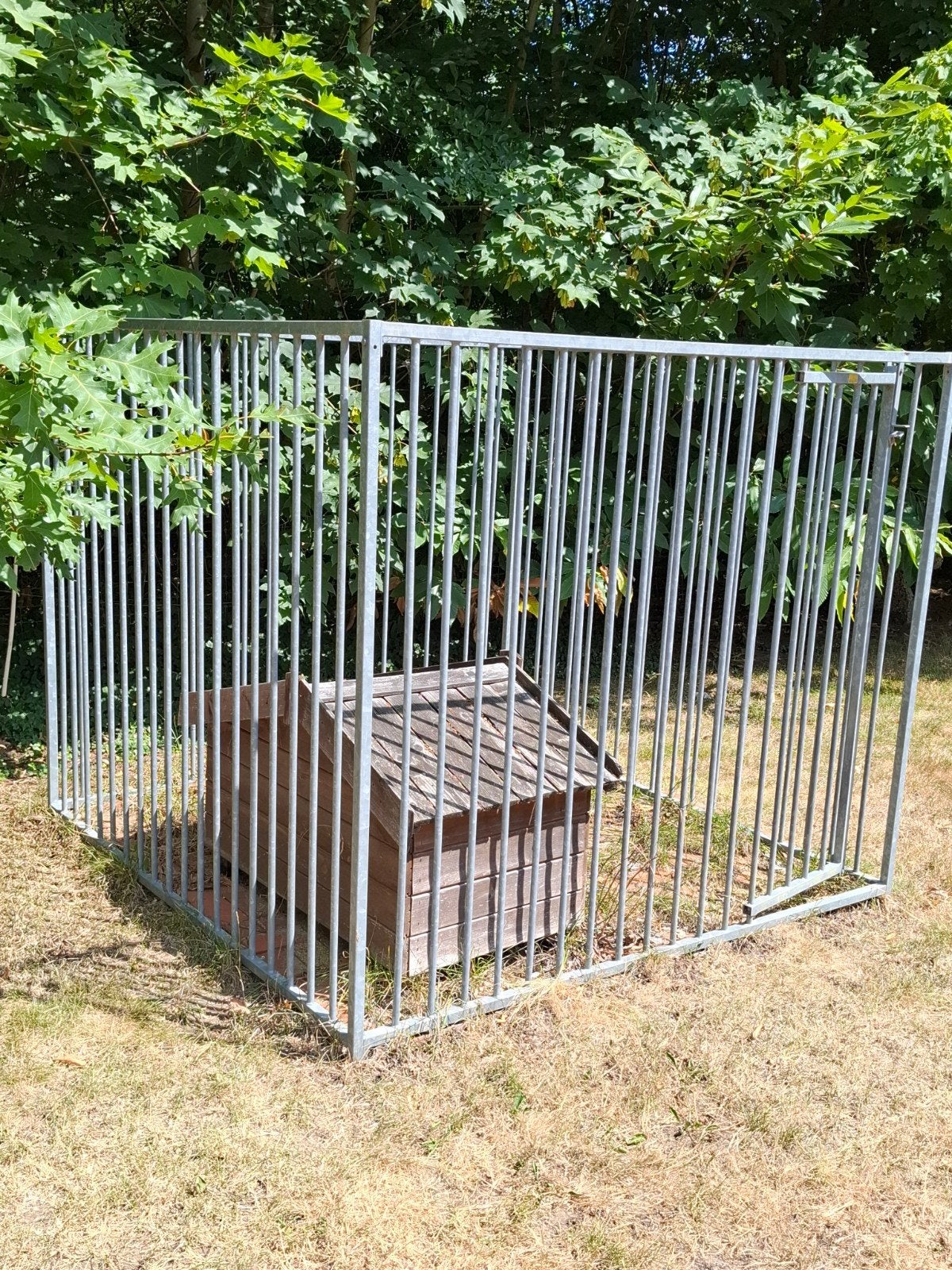 Hondenkennel te koop  2m x 2m x 1,80 m Hoogte, gegalvaniseer, Dieren en Toebehoren, Hondenhokken, Ophalen, Hondenkennel, 100 cm of meer