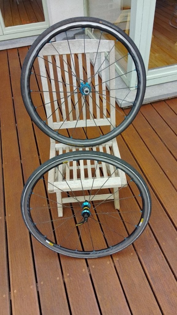 Paire de Roues Mavic Ksyrium Elite, Vélos & Vélomoteurs, Vélos Pièces, Enlèvement, Utilisé, Aluminium, Mavic