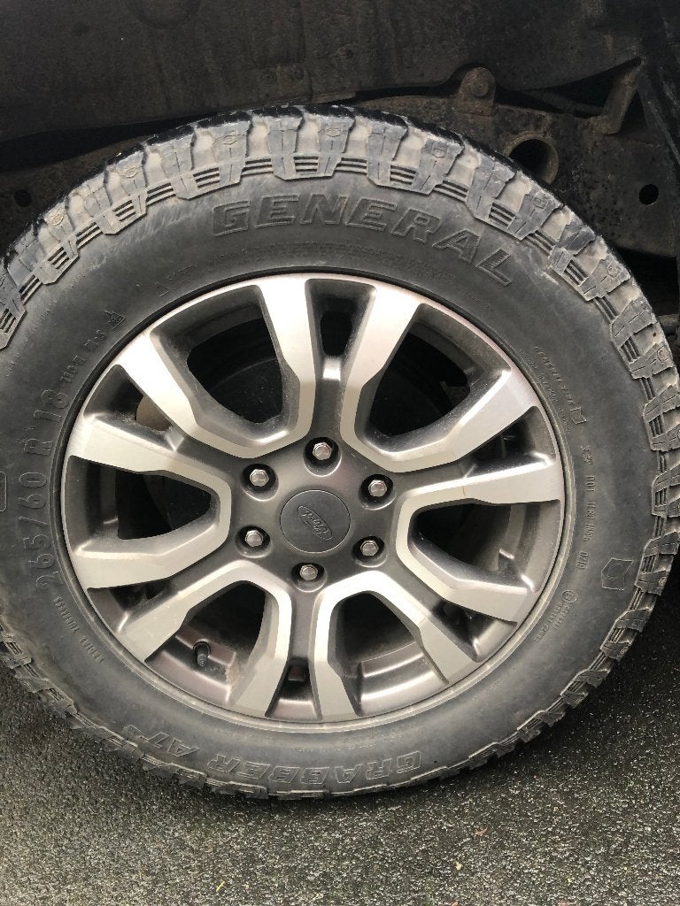 Pneus, jantes d'origine Ford Ranger, Autos : Pièces & Accessoires, 4 Saisons, 265 mm, Enlèvement, Utilisé