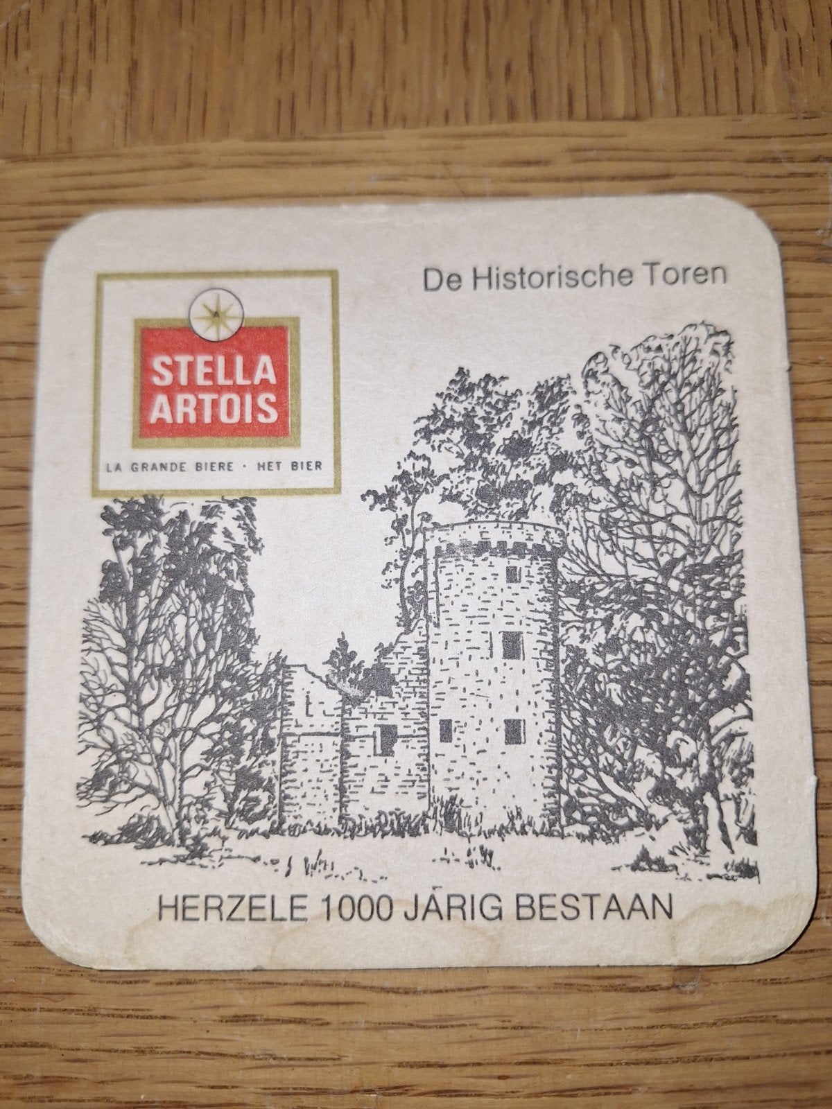 oud bierviltje Stella Artois bier brouwerij Interbrew Leuven, Ophalen of Verzenden